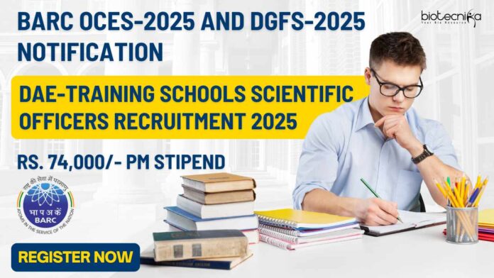 BARC OCES-2025 and DGFS-2025