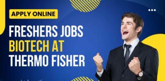 Freshers Biotech Jobs at Thermo
