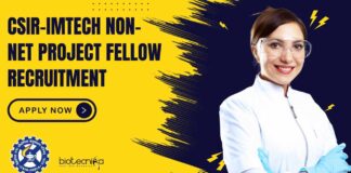 CSIR-IMTECH Non-NET Project Fellow Recruitment