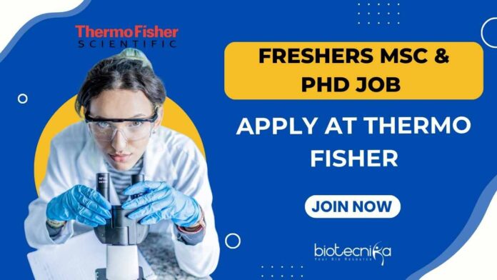 Fresher Life Sciences Vacancy