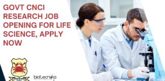 Govt CNCI Research Job Opening
