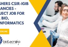 Freshers CSIR-IGIB Vacancies – Project Job For Mol Bio, Bioinformatics, Apply Online Freshers Bioinformatics Jobs at CSIR-IGIB