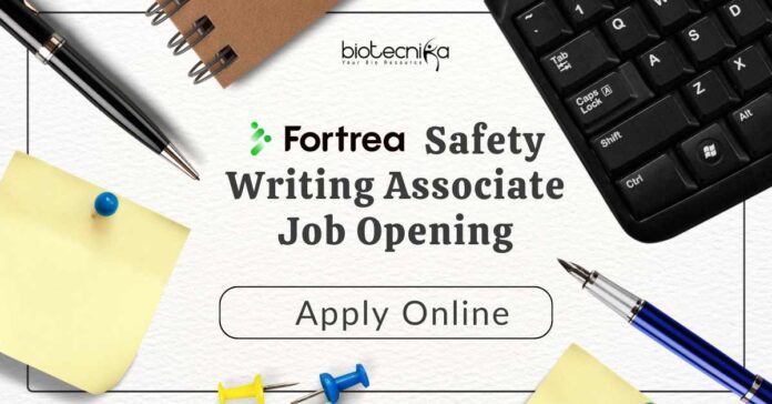 Fortrea Safety Writing Associate Job