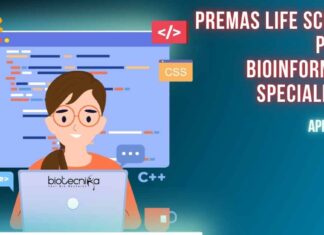 Premas Life Sciences Bioinformatics Specialist Job