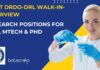 Govt DRDO-DRL Walk-In-Interview For Research Positions For MSc, MTech & PhD Govt DRDO-DRL Walk-In-Interview