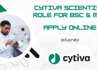 Cytiva BSc Microbiology Jobs