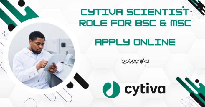Cytiva BSc Microbiology Jobs