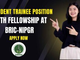BRIC-NIPGR Student Trainee With Fellowship
