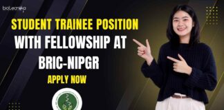 BRIC-NIPGR Student Trainee With Fellowship
