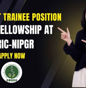 BRIC-NIPGR Student Trainee With Fellowship