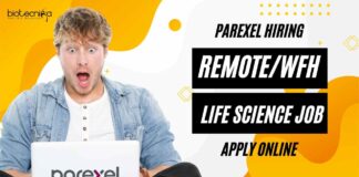 Remote/WFH Life Science Job