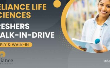 Reliance Life Sciences Freshers Walk-In-Drive