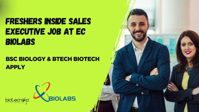Freshers BSc Biology Jobs at EC Biolabs
