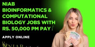 NIAB Bioinformatics Jobs With Rs. 50,000 pm Pay