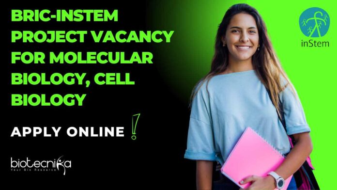 BRIC-inStem Mol Bio Jobs
