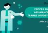 PopVax Quality Assurance (QA) Trainee Opportunity – Apply Online PopVax QA Trainee Jobs