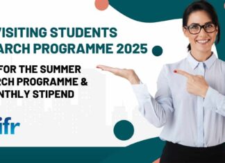 TIFR Visiting Students Research Programme 2025 – Apply For Summer Research Programme & Get Monthly Stipend TIFR Visiting Students Research Programme 2025