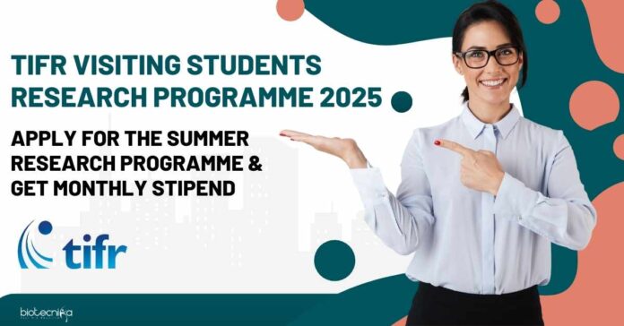TIFR Visiting Students Research Programme 2025