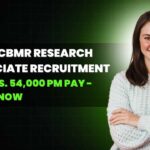 Govt CBMR Research Associate Recruitment