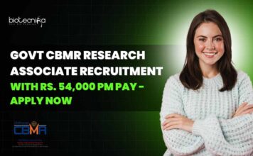 Govt CBMR Research Associate Recruitment