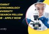 Gujarat Biotechnology University Research Fellow