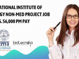 ICMR-NIV Non Med Jobs
