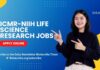 ICMR-NIIH Life Science Research Jobs – Apply Online ICMR-NIIH Life Science Research Jobs