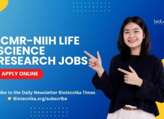 ICMR-NIIH Life Science Research Jobs