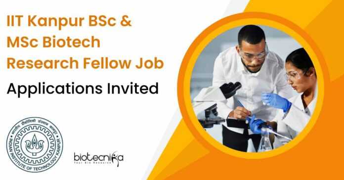 IIT Kanpur Biotech Research Fellow