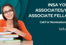 INSA Young Associates/INSA Associate Fellows Call For Nominations Open INSA Young Associates/INSA Associate Fellows Call For Nominations Open