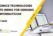 QTLomics Technologies (P) Ltd Hiring For Genomic Bioinformatician – Apply Now Genomic Bioinformatician Job