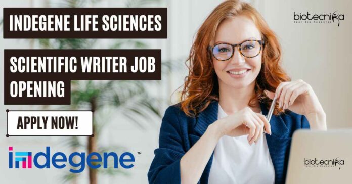 Indegene Scientific Writer Vacancy