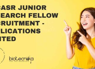 JNCASR JRF Project Vacancies