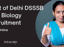 DSSSB PGT Biology Recruitment - Apply Online