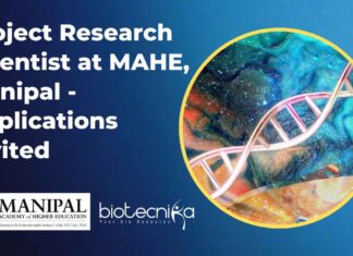 Project Research Scientist at MAHE