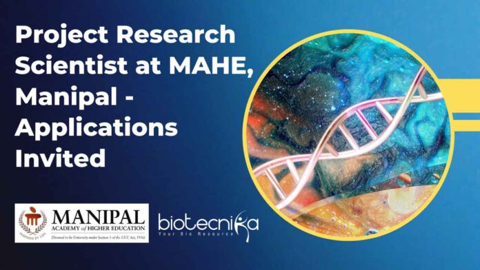 Project Research Scientist at MAHE