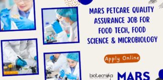 Mars Petcare QA Job