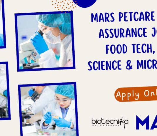 Mars Petcare QA Job
