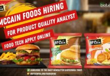 McCain Foods Product Quality Analyst Job Opening – Apply Online McCain Foods Quality Analyst Job
