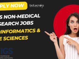 TIGS Non-Medical Research Jobs