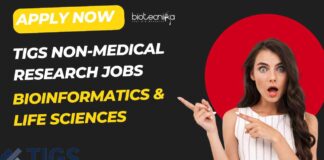 TIGS Non-Medical Research Jobs