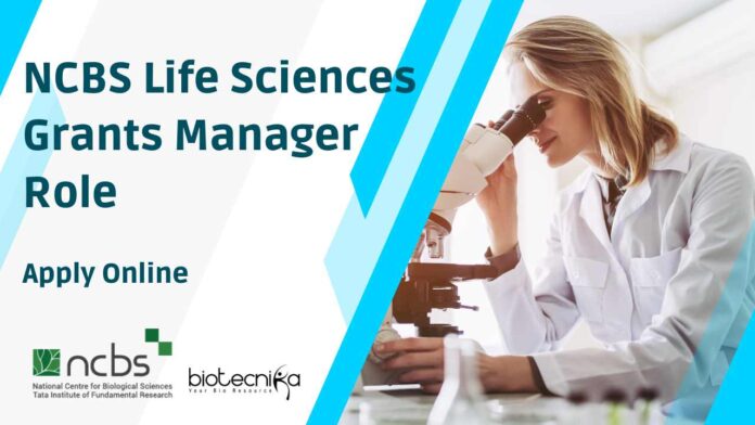 NCBS Life Science Vacancy