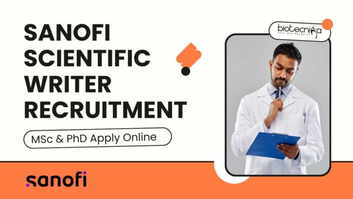 Sanofi Life Science Writing Jobs