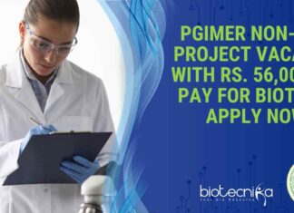 PGIMER Non-Med Project Vacancy