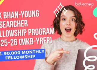 M K Bhan Fellowship Program 2025-26
