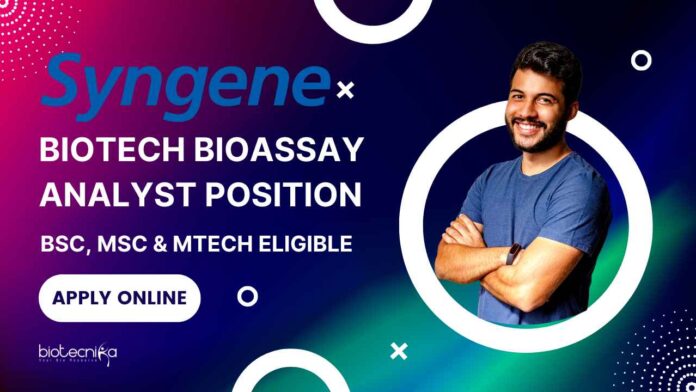 Syngene Biotech Jobs