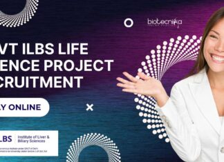 Govt ILBS Life Science Project Recruitment
