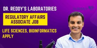 Dr. Reddy's Laboratories Bioinformatics Jobs