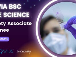 IQVIA BSc Life Science Trainee Job