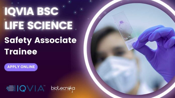 IQVIA BSc Life Science Trainee Job